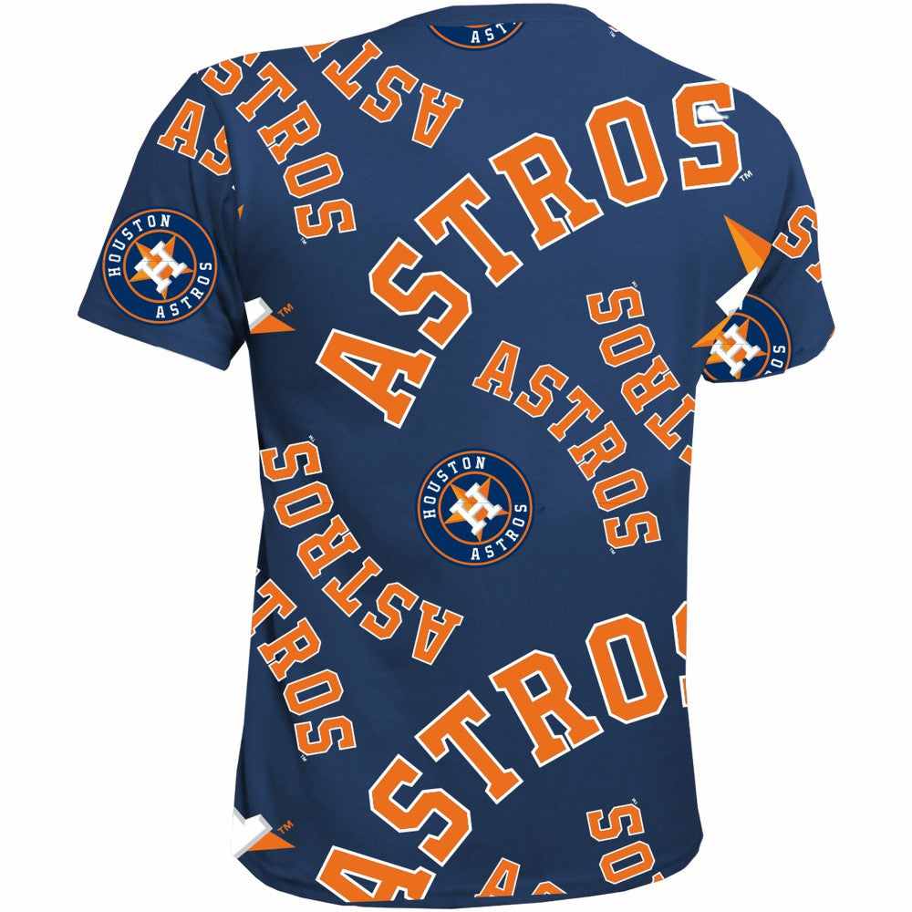 Houston Astros Stitches Youth Allover Team T-Shirt - MLB
