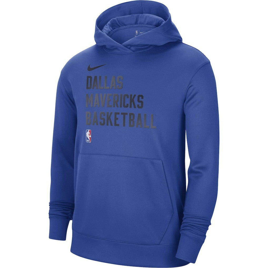 Dallas Mavericks Unisex 2023/24 Performance Spotlight On-Court Practice Pullover Hoodie Royal - NBA