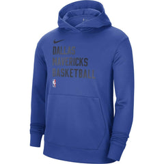 Dallas Mavericks Unisex 2023/24 Performance Spotlight On-Court Practice Pullover Hoodie Royal - NBA