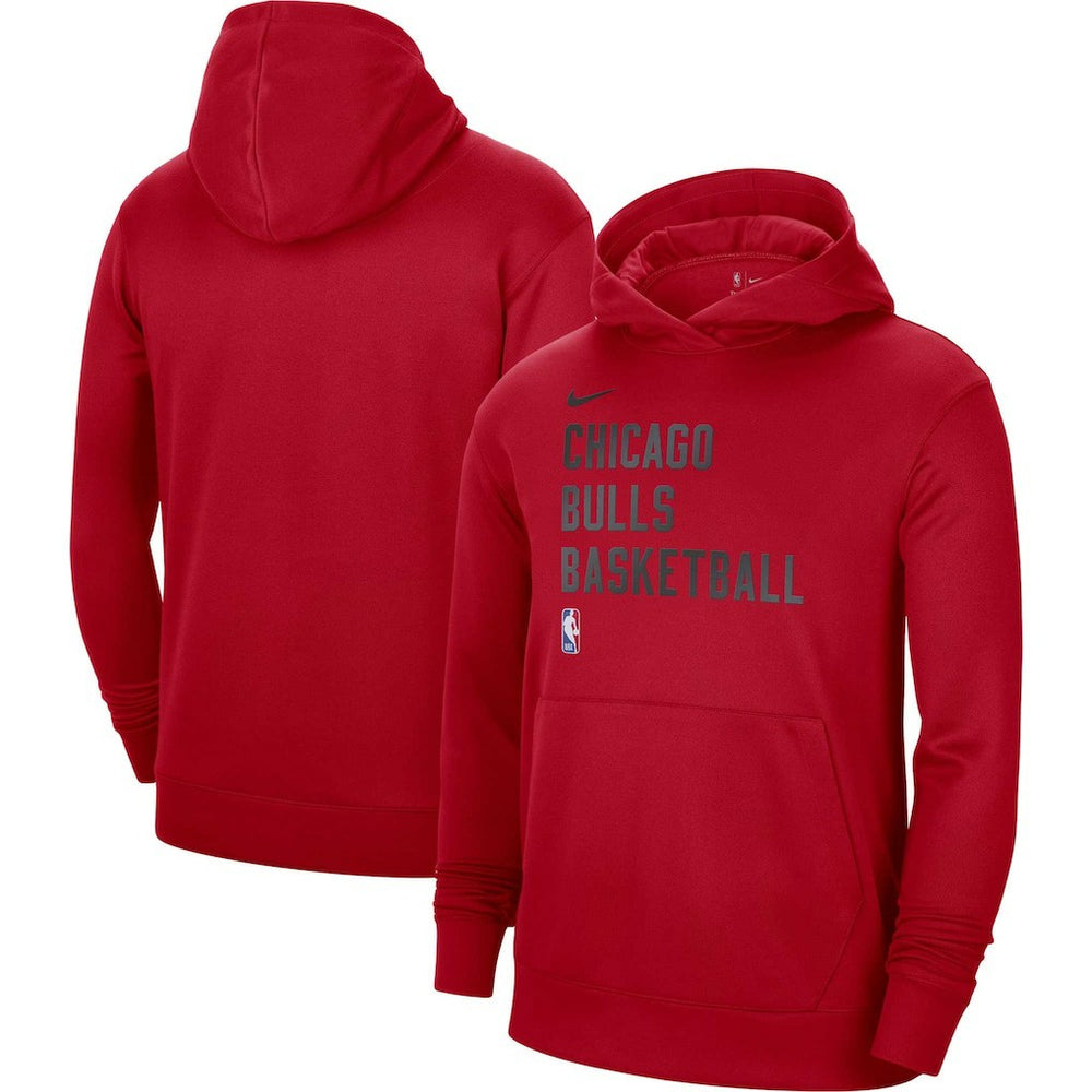 Chicago Bulls Unisex 2023/24 Performance Spotlight On-Court Practice Pullover Hoodie Red - NBA