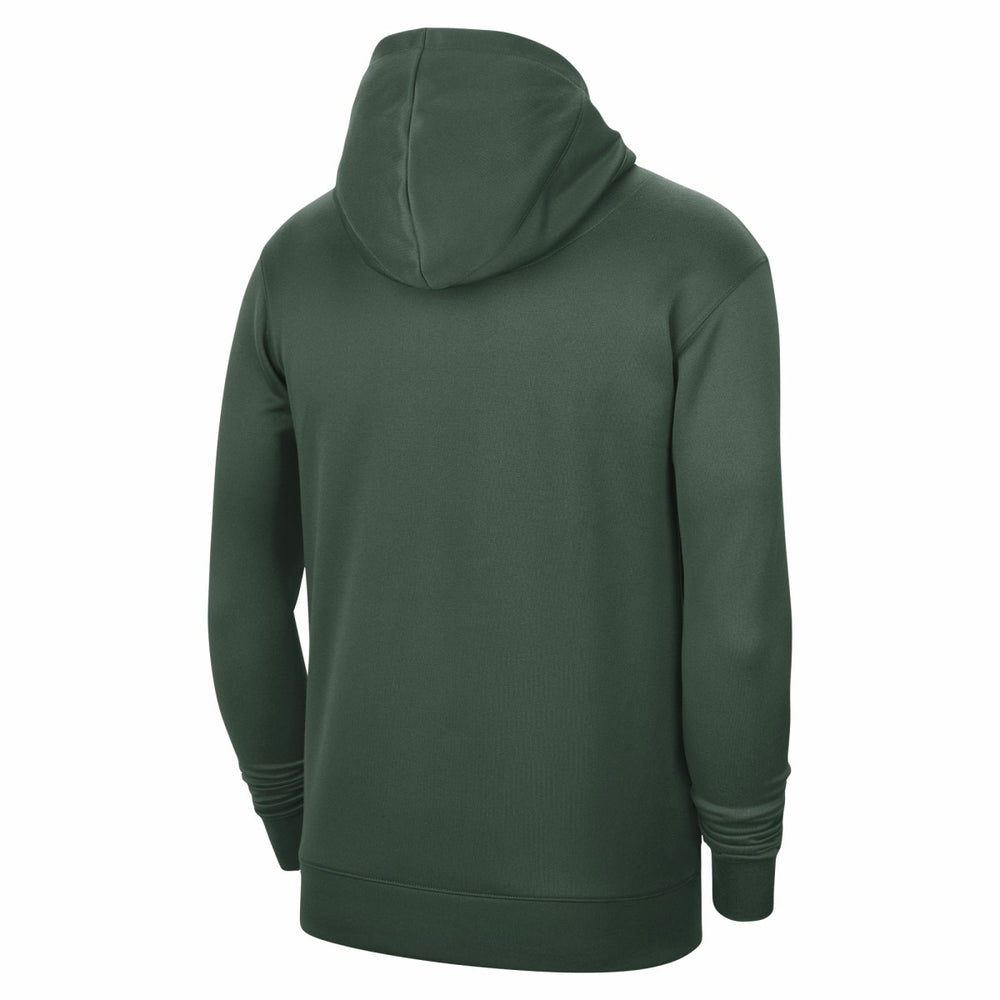 Milwaukee Bucks Unisex 2023/24 Performance Spotlight On-Court Practice Pullover Hoodie Hunter Green - NBA