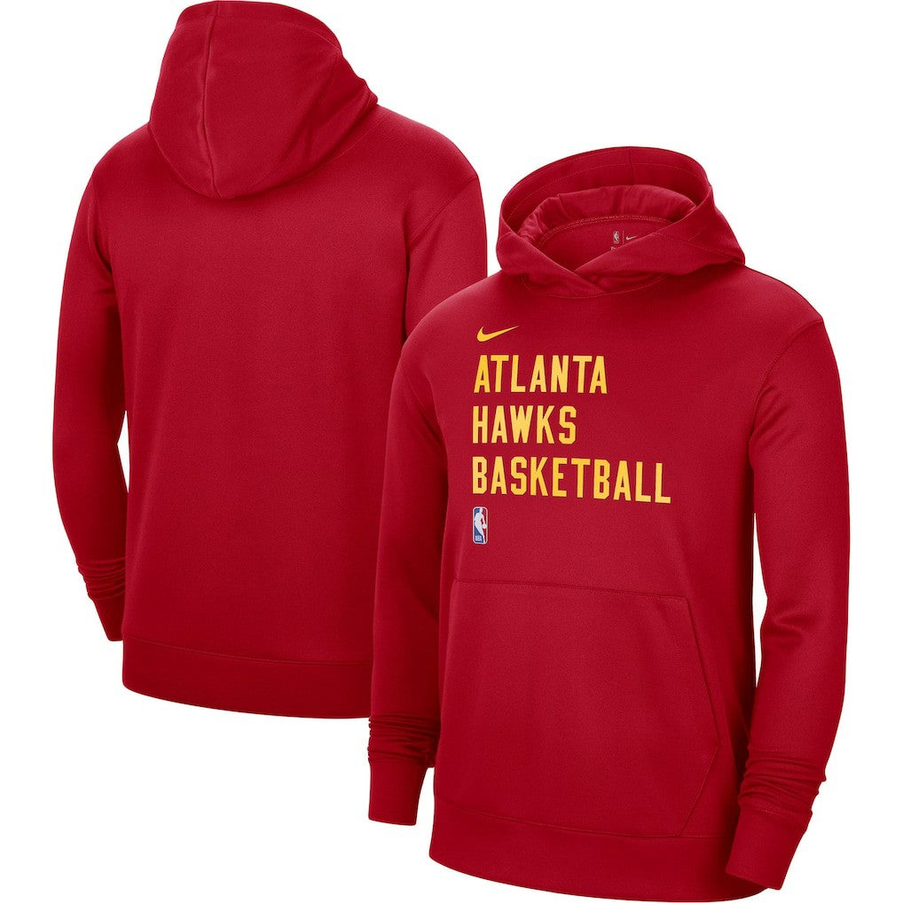 Atlanta Hawks Unisex 2023/24 Performance Spotlight On-Court Practice Pullover Hoodie Red - NBA
