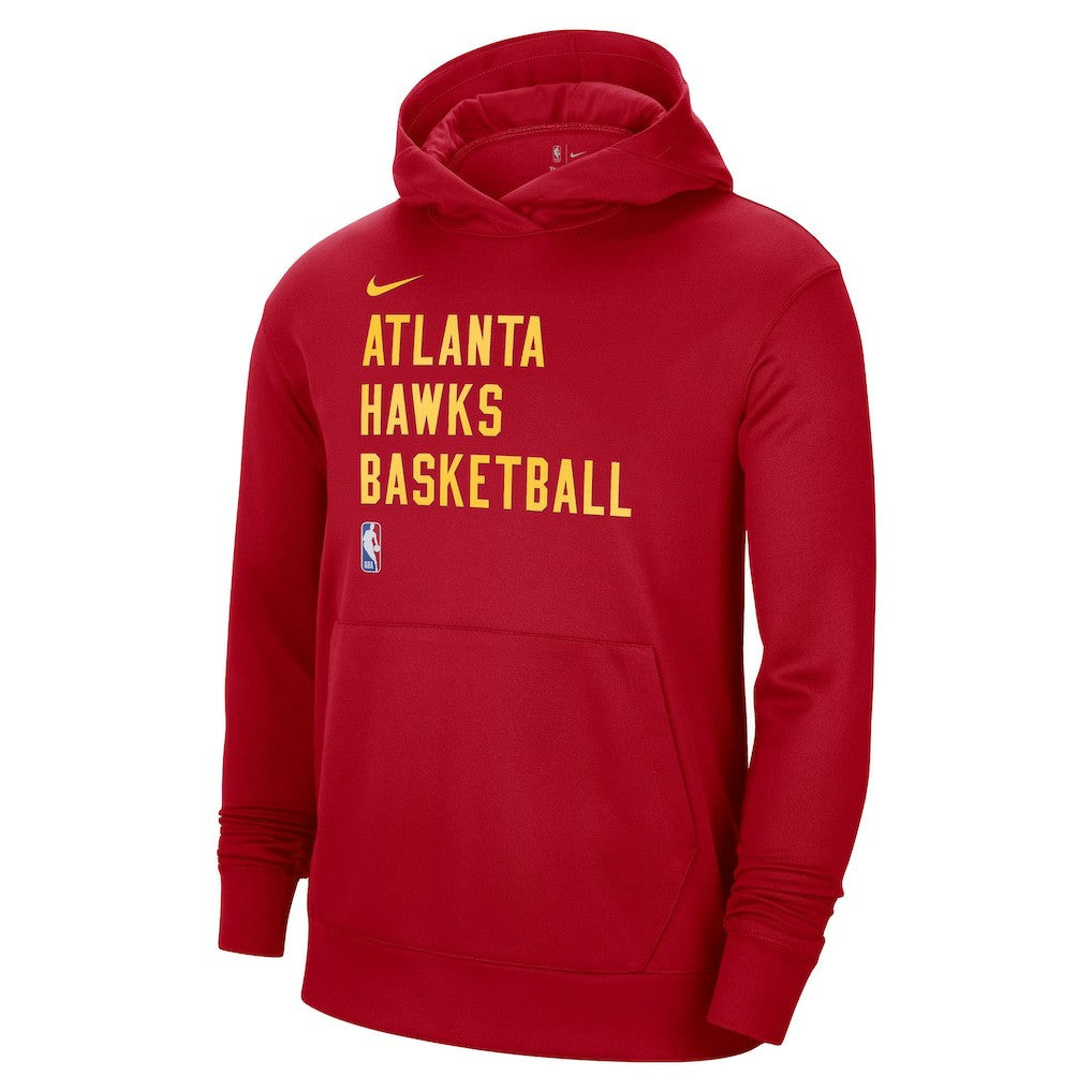 Atlanta Hawks Unisex 2023/24 Performance Spotlight On-Court Practice Pullover Hoodie Red - NBA