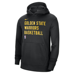 Golden State Warriors Unisex 2023/24 Performance Spotlight On-Court Practice Pullover Hoodie Black - NBA
