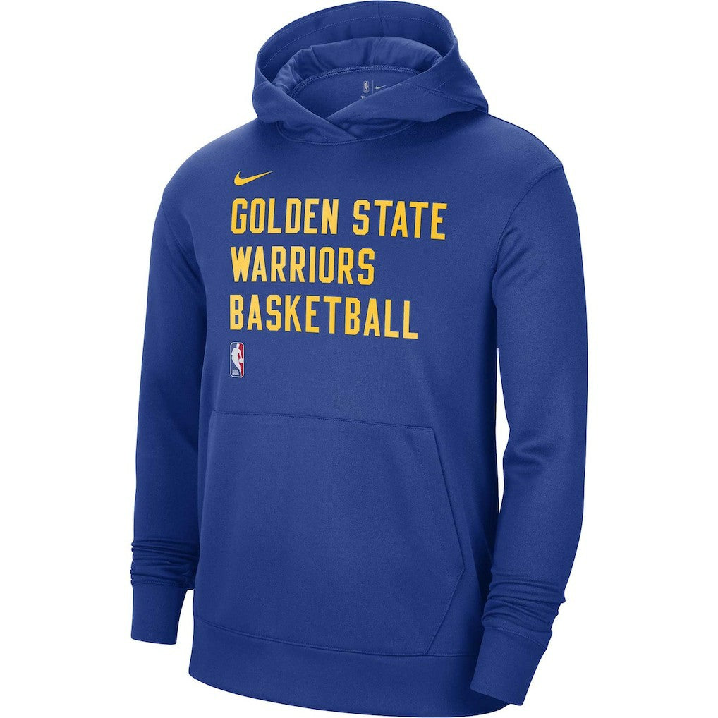 Golden State Warriors Unisex 2023/24 Performance Spotlight On-Court Practice Pullover Hoodie Royal - NBA