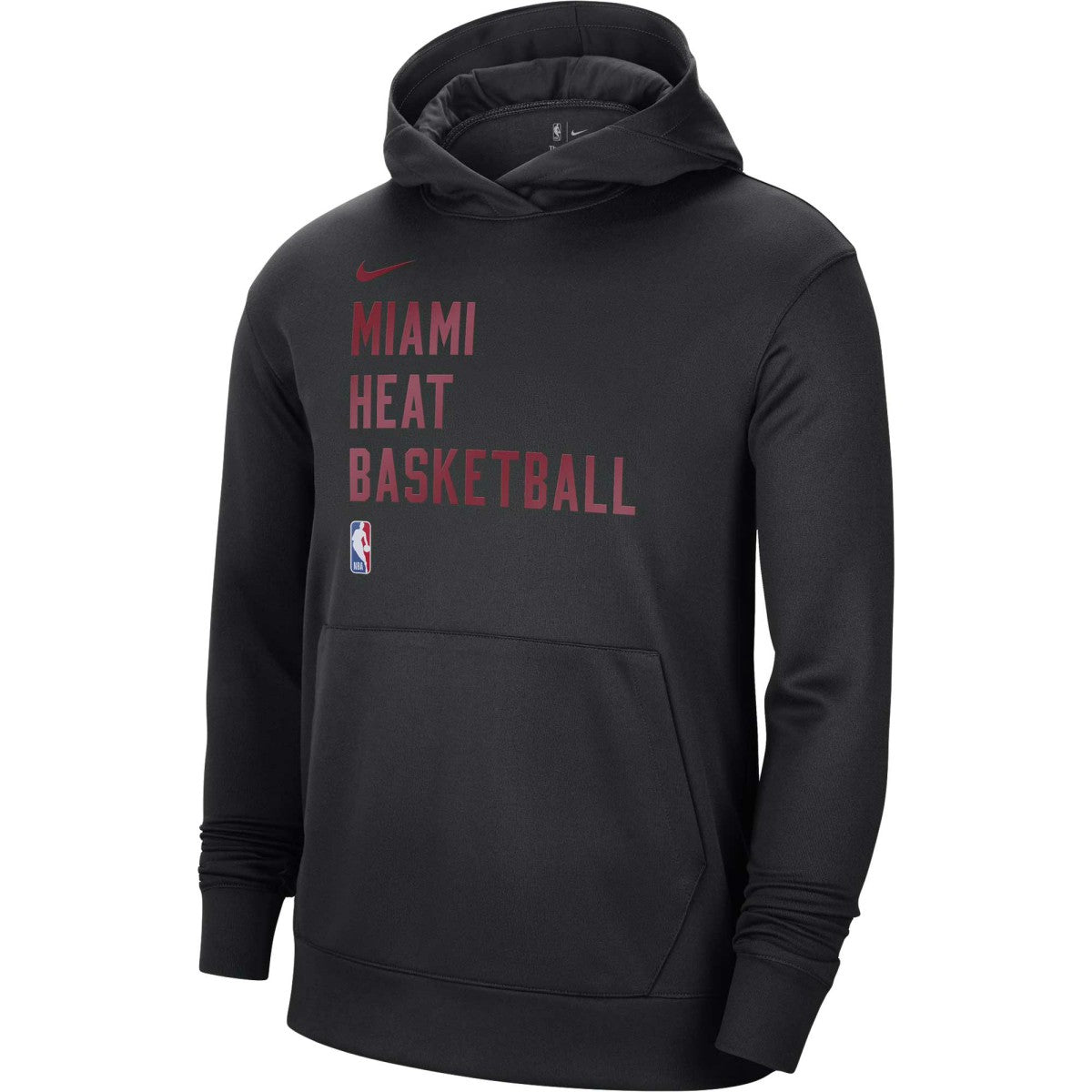 Miami Heat Unisex 2023/24 Performance Spotlight On-Court Practice Pullover Hoodie Black - NBA