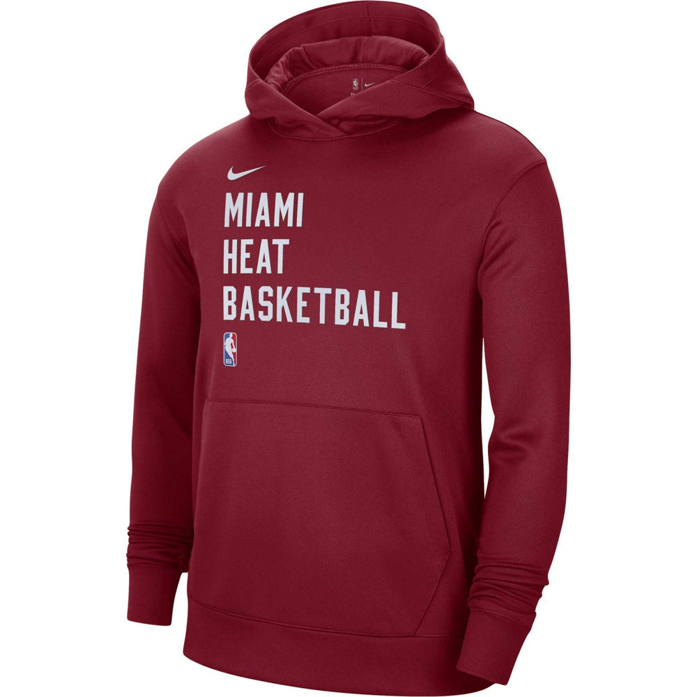 Miami Heat Unisex 2023/24 Performance Spotlight On-Court Practice Pullover Hoodie Red - NBA