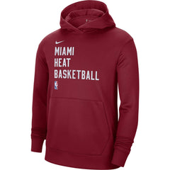 Miami Heat Unisex 2023/24 Performance Spotlight On-Court Practice Pullover Hoodie Red - NBA