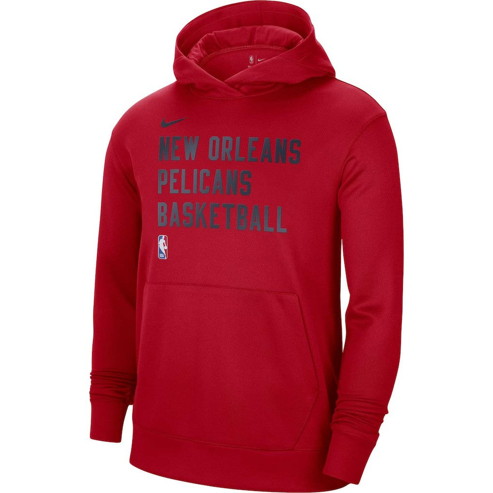 New Orleans Pelicans Unisex 2023/24 Performance Spotlight On-Court Practice Pullover Hoodie Red - NBA
