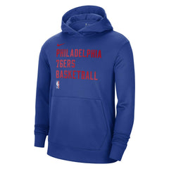 Philadelphia 76ers Unisex 2023/24 Performance Spotlight On-Court Practice Pullover Hoodie Royal - NBA