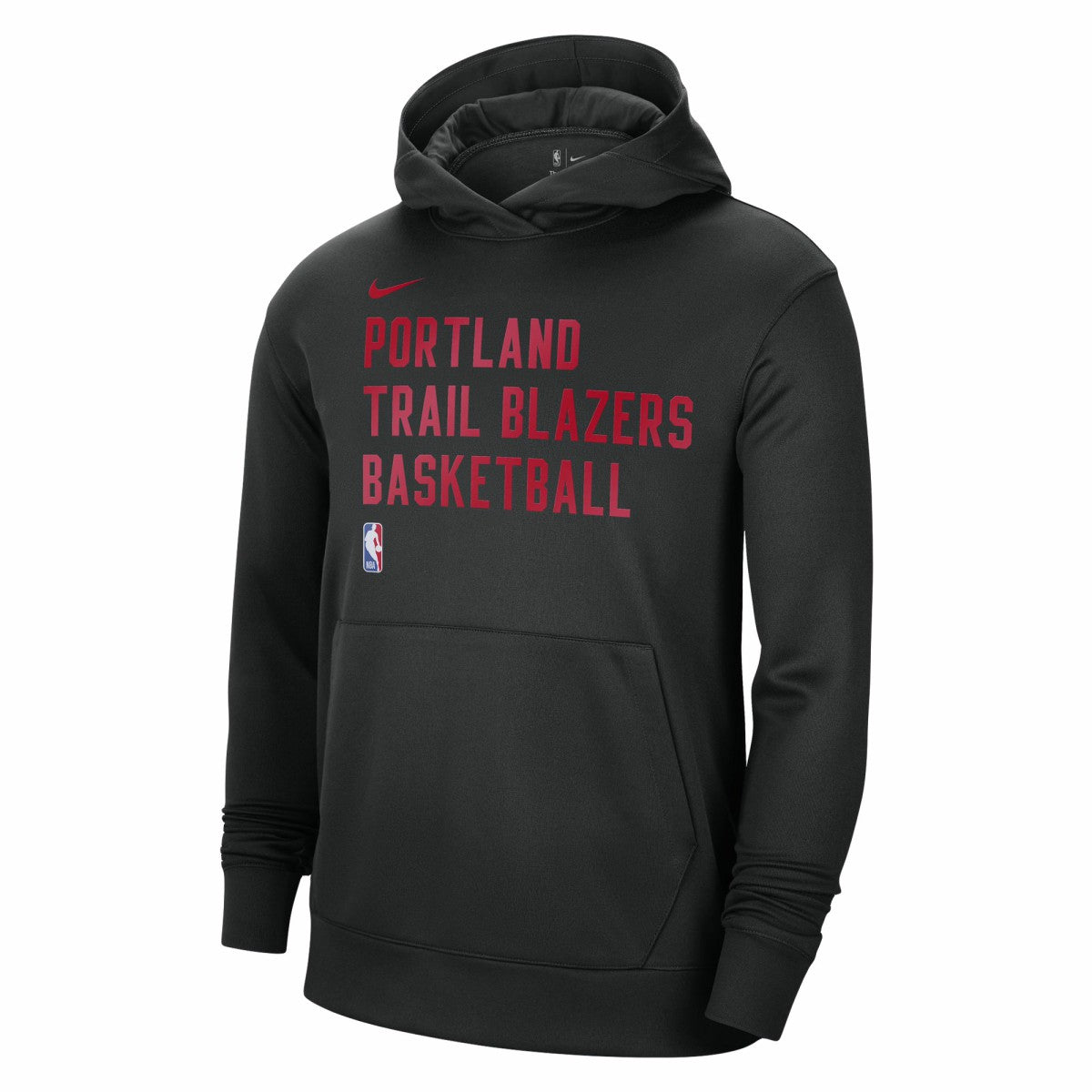Portland Trail Blazers Unisex 2023/24 Performance Spotlight On-Court Practice Pullover Hoodie Black - NBA