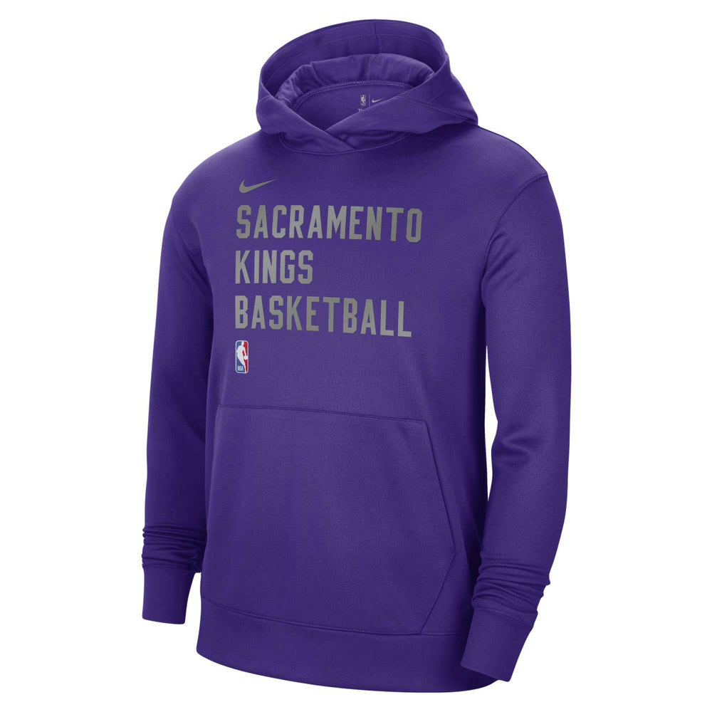 Sacramento Kings Unisex 2023/24 Performance Spotlight On-Court Practice Pullover Hoodie Purple - NBA