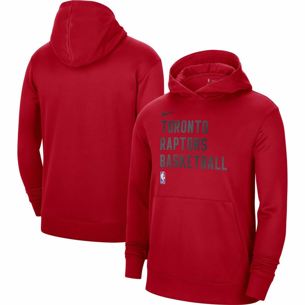Toronto Raptors Unisex 2023/24 Performance Spotlight On-Court Practice Pullover Hoodie Red - NBA