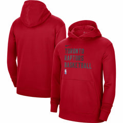 Toronto Raptors Unisex 2023/24 Performance Spotlight On-Court Practice Pullover Hoodie Red - NBA