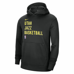 Utah Jazz Unisex 2023/24 Performance Spotlight On-Court Practice Pullover Hoodie Black - NBA