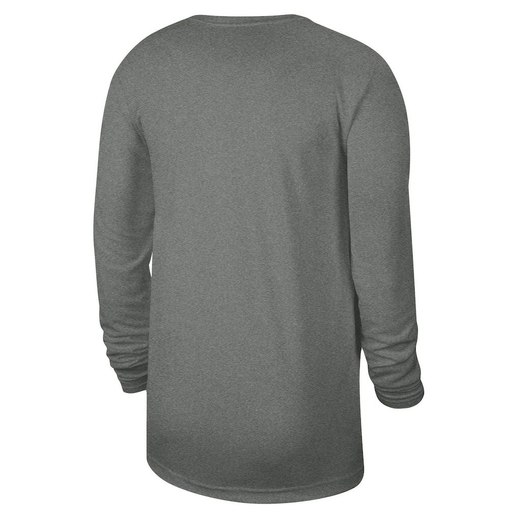 Atlanta Hawks Unisex 2023/24 Legend On-Court Practice Performance Long Sleeve T-Shirt Heather Gray - NBA