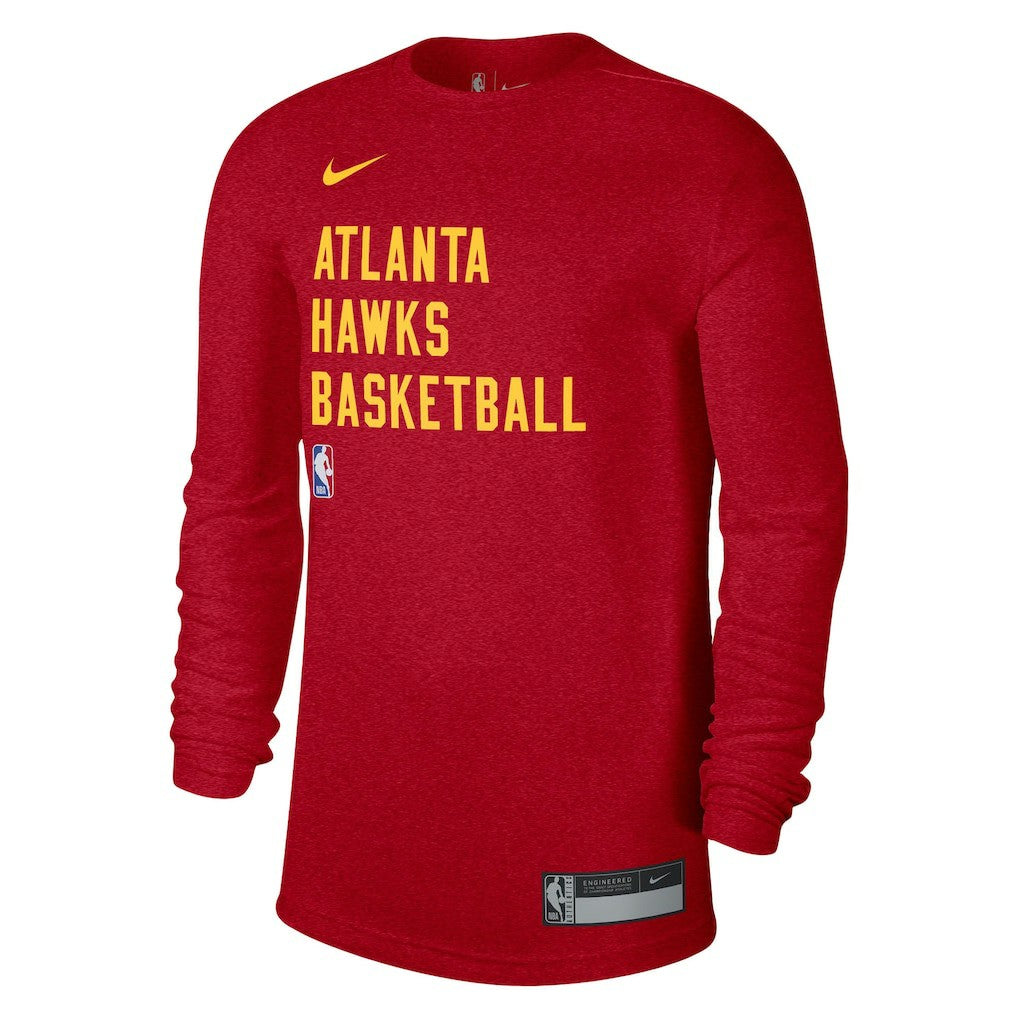 Atlanta Hawks Unisex 2023/24 Legend On-Court Practice Long Sleeve T-Shirt Red - NBA