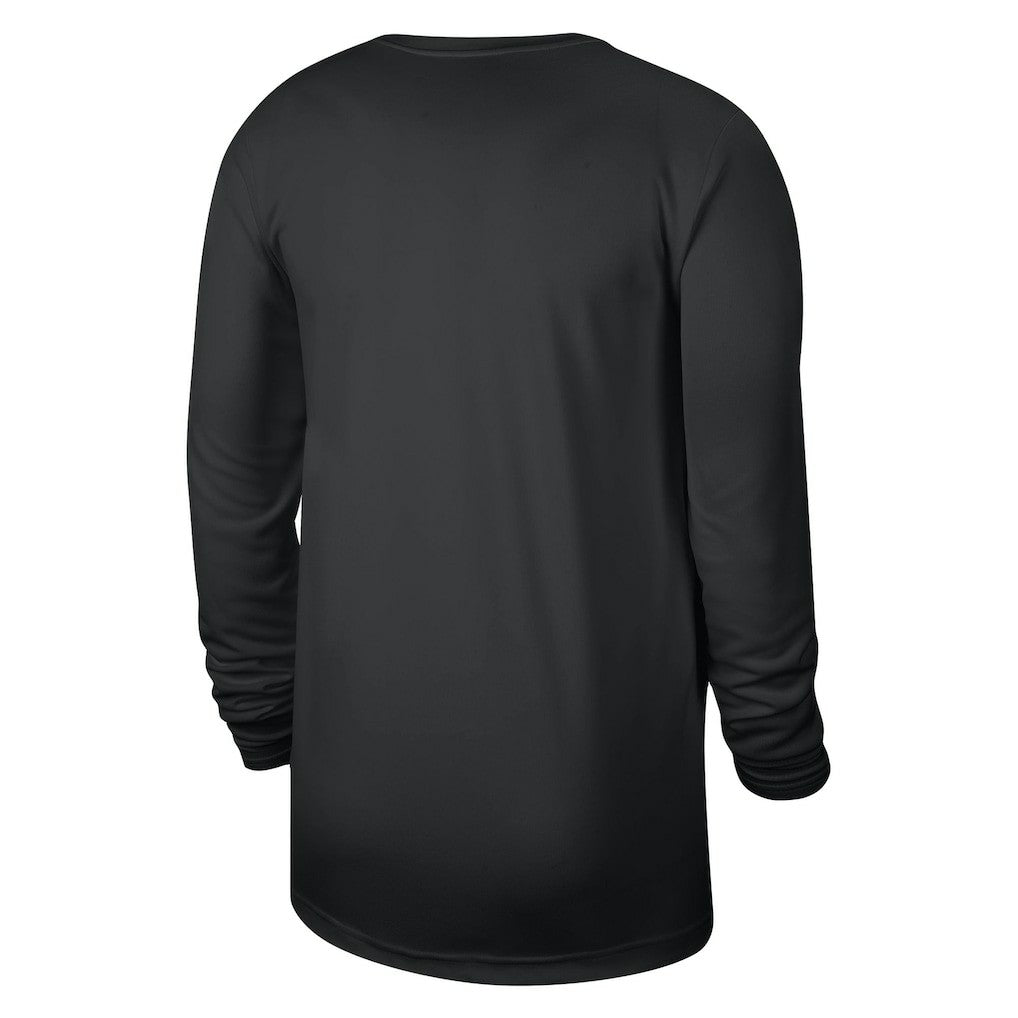 Brooklyn Nets Unisex 2023/24 Legend On-Court Practice Long Sleeve T-Shirt Black - NBA