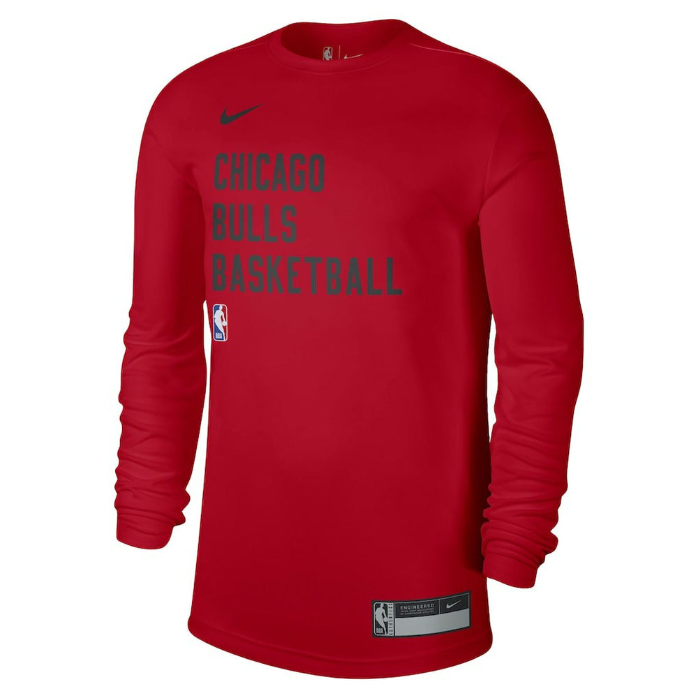 Chicago Bulls Unisex 2023/24 Legend On-Court Practice Long Sleeve T-Shirt Red - NBA