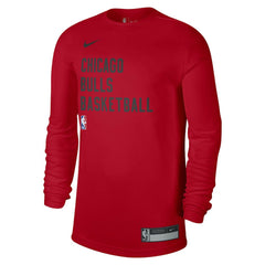 Chicago Bulls Unisex 2023/24 Legend On-Court Practice Long Sleeve T-Shirt Red - NBA