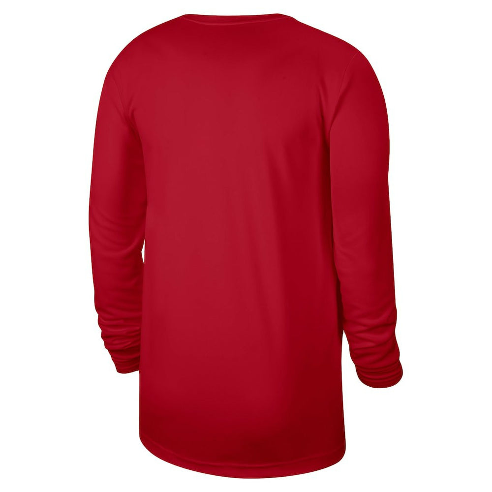 Chicago Bulls Unisex 2023/24 Legend On-Court Practice Long Sleeve T-Shirt Red - NBA