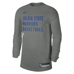 Golden State Warriors Unisex 2023/24 Legend On-Court Practice Long Sleeve T-Shirt Heather Gray - NBA