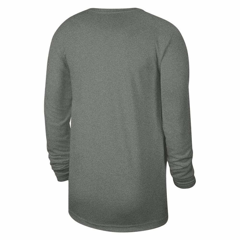 Milwaukee Bucks Unisex 2023/24 Legend On-Court Practice Long Sleeve T-Shirt Heather Gray - NBA