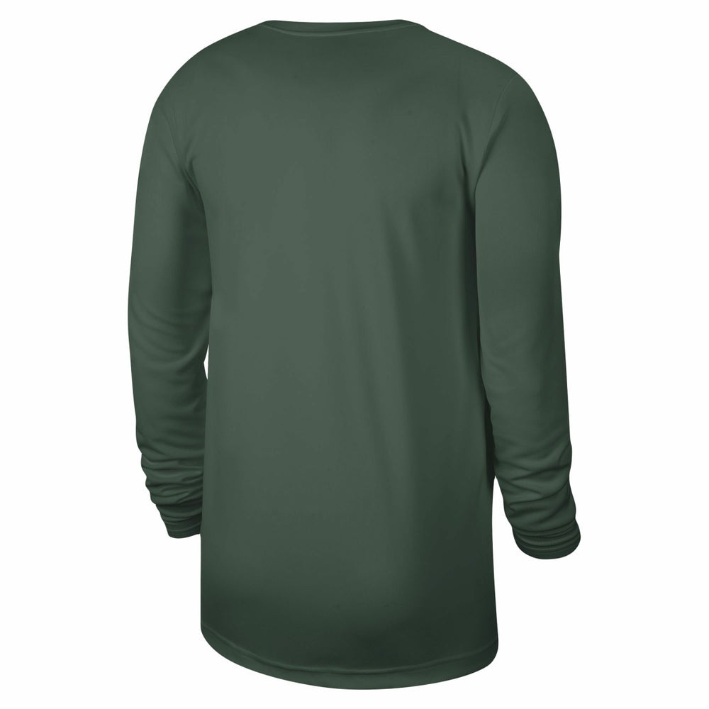 Milwaukee Bucks Unisex 2023/24 Legend On-Court Practice Long Sleeve T-Shirt Hunter Green - NBA
