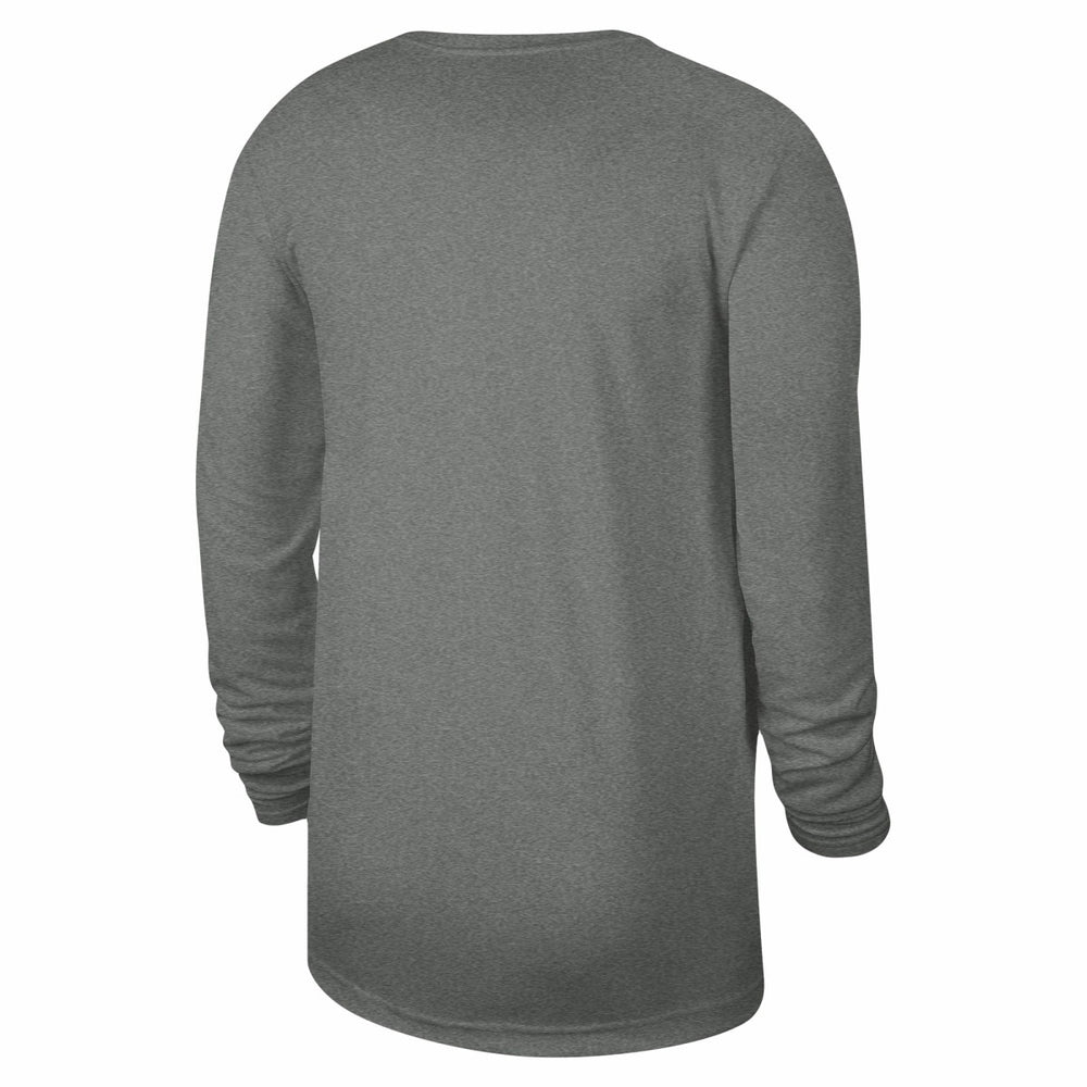 New Orleans Pelicans Unisex 2023/24 Legend On-Court Practice Long Sleeve T-Shirt Heather Gray - NBA