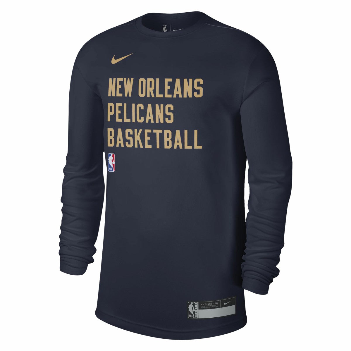 New Orleans Pelicans Unisex 2023/24 Legend On-Court Practice Long Sleeve T-Shirt Navy - NBA