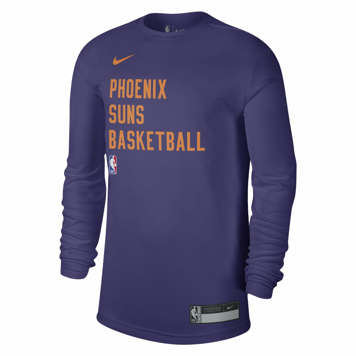 Phoenix Suns Unisex 2023/24 Legend On-Court Practice Long Sleeve T-Shirt Purple - NBA