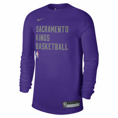 Sacramento Kings Unisex 2023/24 Legend On-Court Practice Long Sleeve T-Shirt Purple - NBA