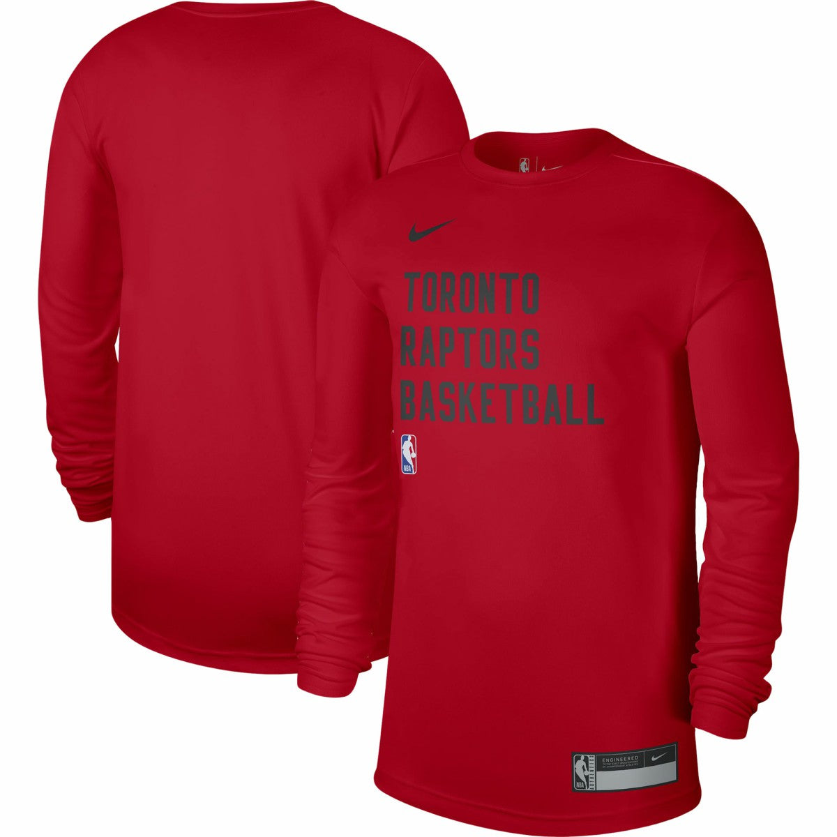 Toronto Raptors Unisex 2023/24 Legend On-Court Practice Long Sleeve T-Shirt Red - NBA