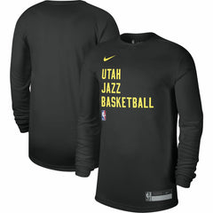 Utah Jazz Unisex 2023/24 Legend On-Court Practice Long Sleeve T-Shirt Black - NBA
