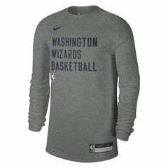 Washington Wizards Unisex 2023/24 Legend On-Court Practice Long Sleeve T-Shirt Heather Gray - NBA