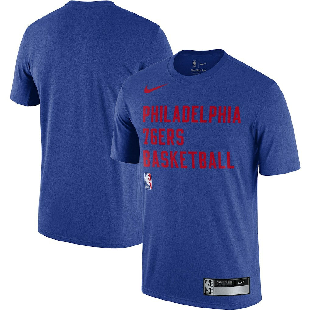 Philadelphia 76ers 2023/24 Sideline Legend Performance Practice T-Shirt Royal - NBA