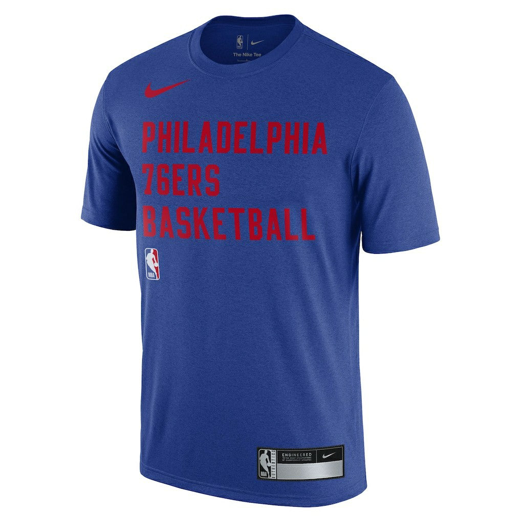 Philadelphia 76ers 2023/24 Sideline Legend Performance Practice T-Shirt Royal - NBA