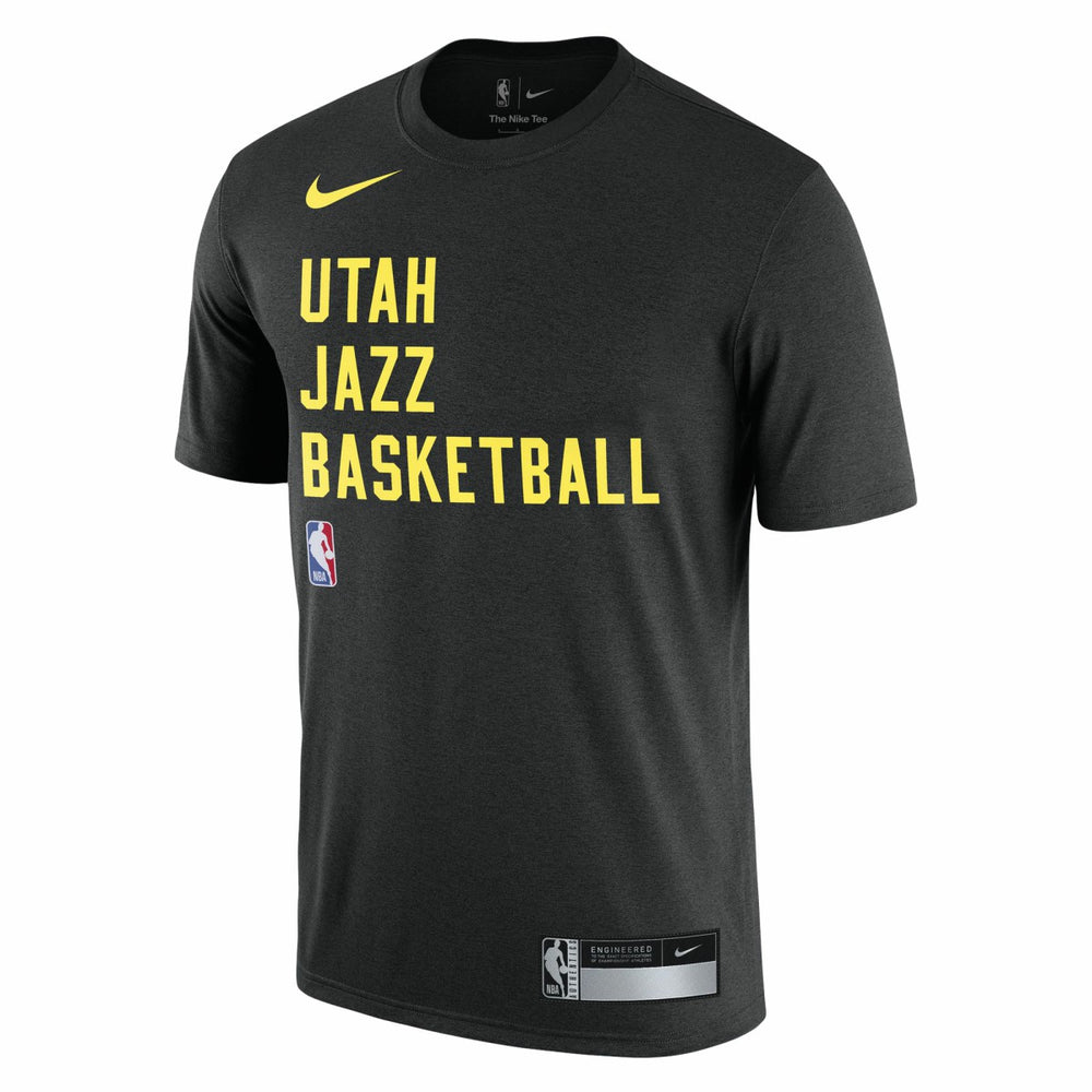Utah Jazz 2023/24 Sideline Legend Performance Practice T-Shirt Black - NBA