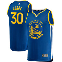 Stephen Curry Golden State Warriors Big & Tall Fast Break Player Jersey Royal Icon Edition - NBA