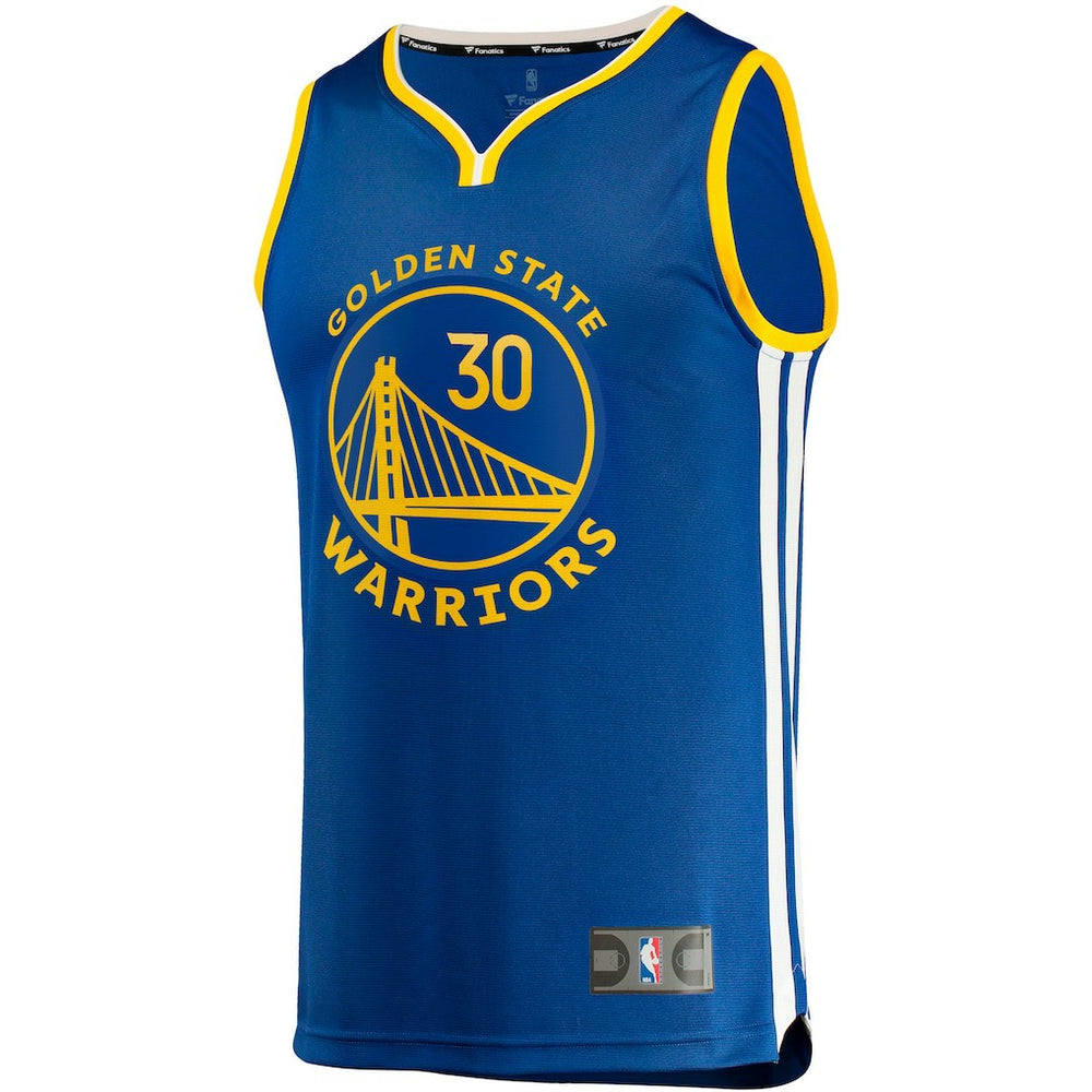 Stephen Curry Golden State Warriors Big & Tall Fast Break Player Jersey Royal Icon Edition - NBA