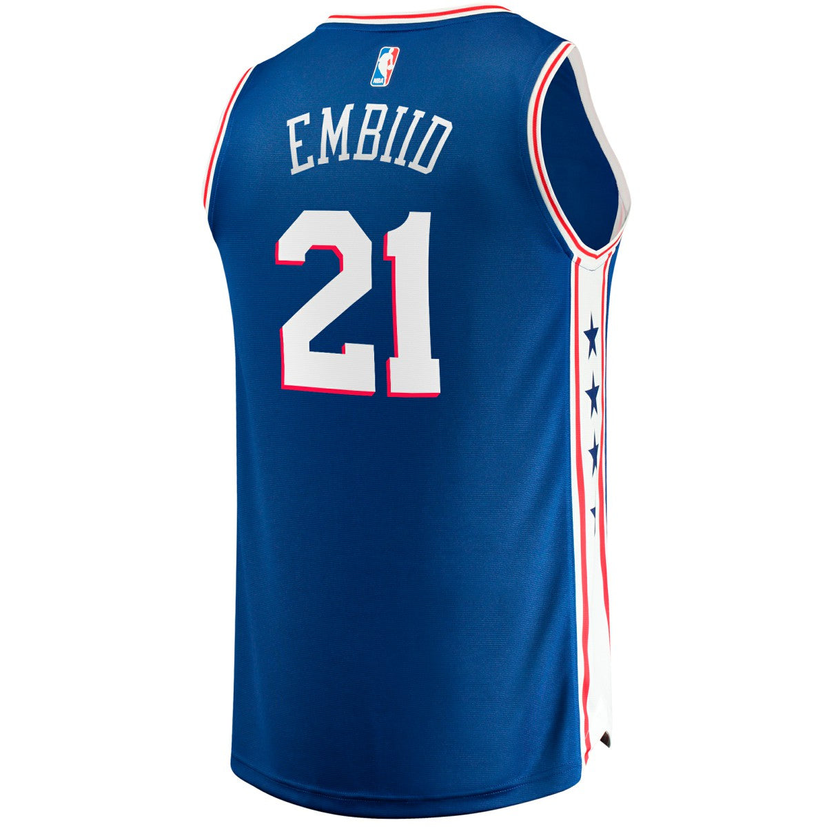 Joel Embiid Philadelphia 76ers Big & Tall Fast Break Player Jersey Royal Icon Edition - NBA