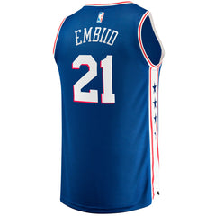 Joel Embiid Philadelphia 76ers Big & Tall Fast Break Player Jersey Royal Icon Edition - NBA