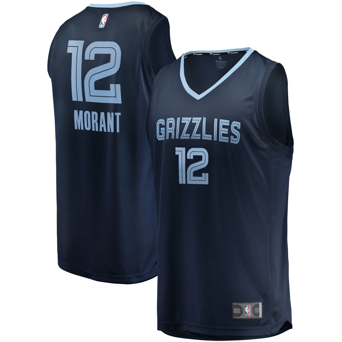 Ja Morant Memphis Grizzlies Big & Tall Fast Break Player Jersey Navy Icon Edition - NBA
