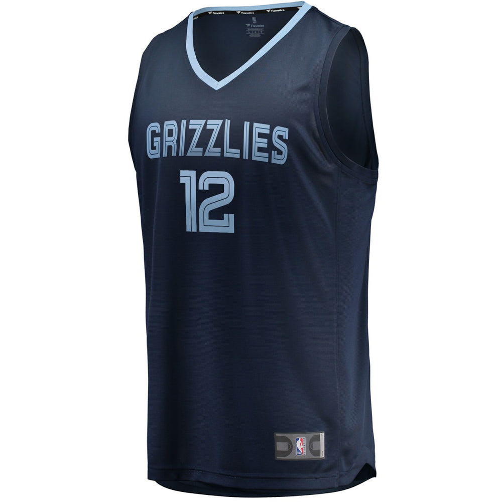 Ja Morant Memphis Grizzlies Big & Tall Fast Break Player Jersey Navy Icon Edition - NBA