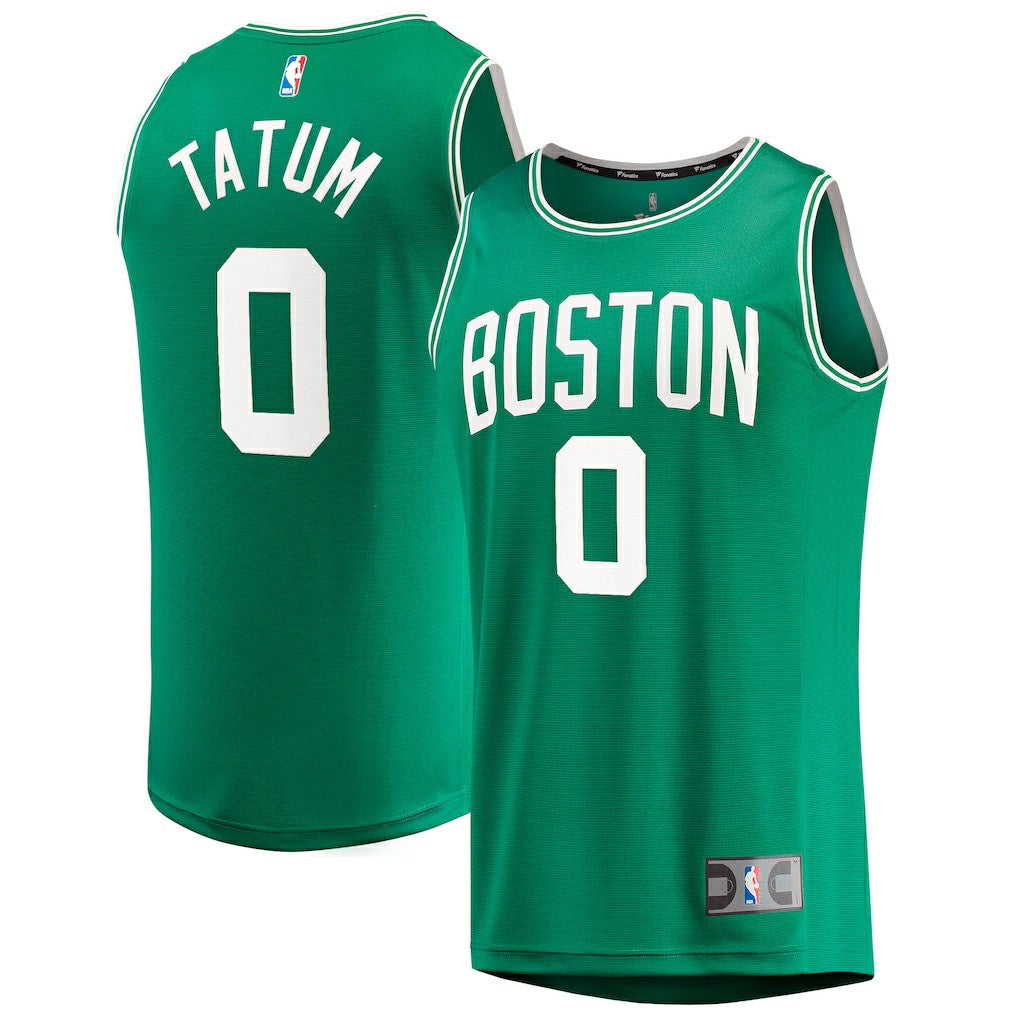 Jayson Tatum Boston Celtics Big & Tall Fast Break Player Jersey Kelly Green Icon Edition - NBA