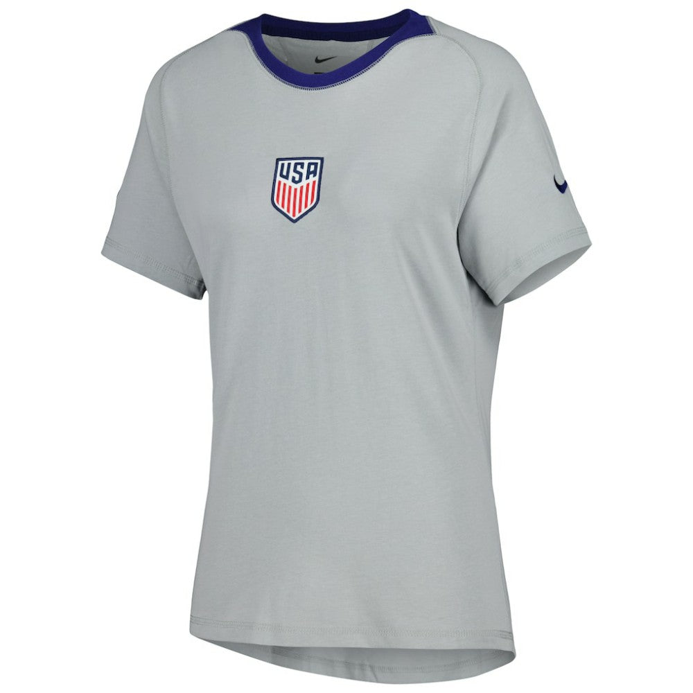 USMNT Women's Travel Raglan T-Shirt Gray | Nike discount