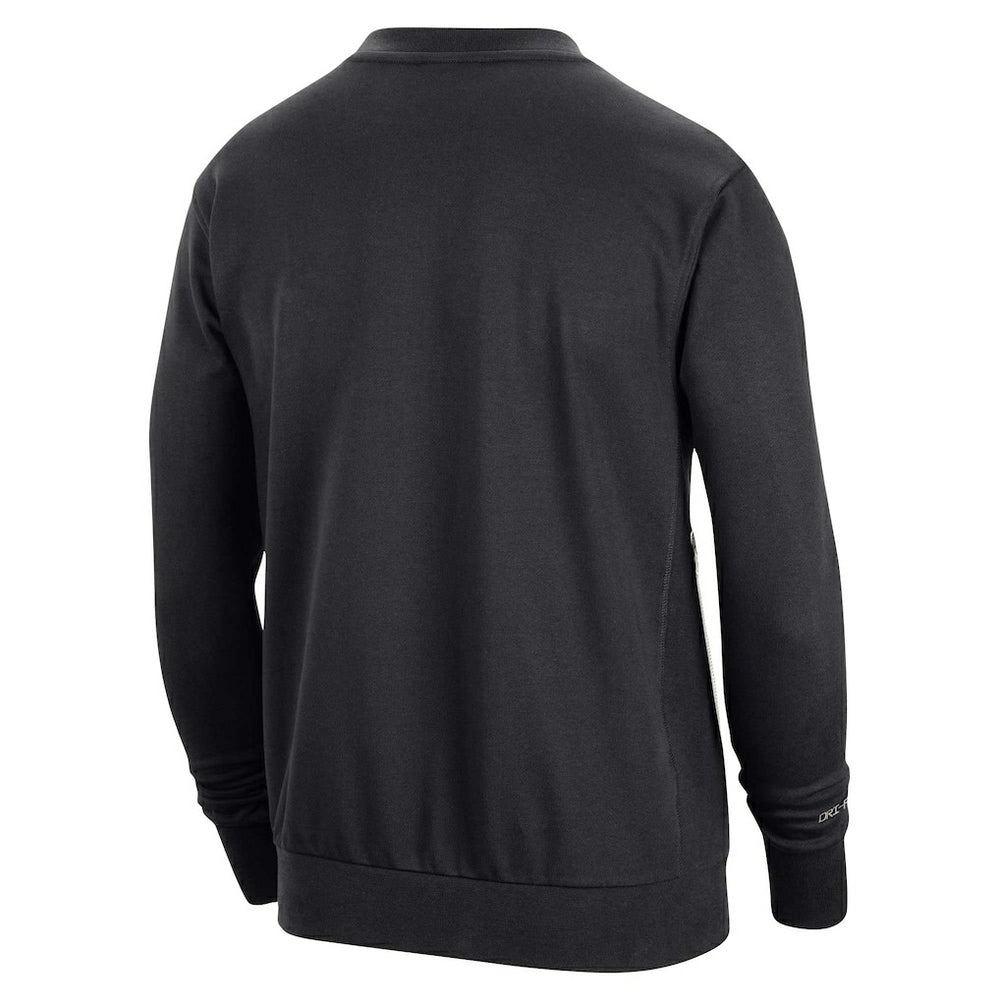 Brooklyn Nets 2023/24 Authentic Standard Issue Travel Performance Pullover Sweatshirt Black - NBA