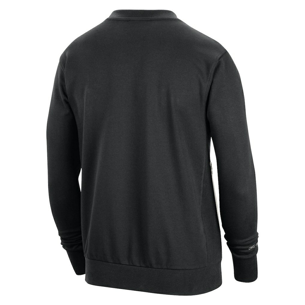 Chicago Bulls 2023/24 Authentic Standard Issue Travel Performance Pullover Sweatshirt Black - NBA