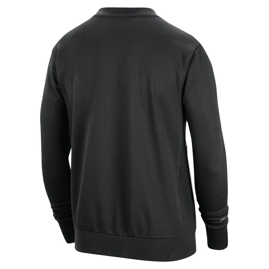 Golden State Warriors 2023/24 Authentic Standard Issue Travel Performance Pullover Sweatshirt Black - NBA