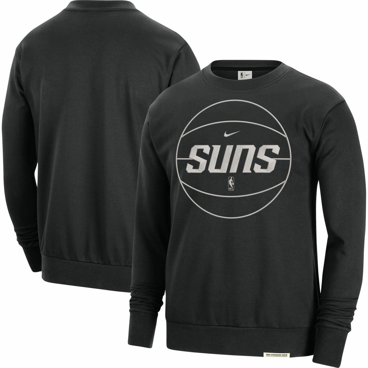 Phoenix Suns 2023/24 Authentic Standard Issue Travel Performance Pullover Sweatshirt Black - NBA
